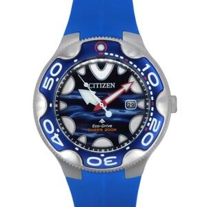 Citizen Men's Promaster Sea Dive Eco-Drive Blue Orca Date Watch 46MM